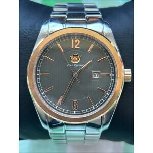 Louis Richard Silver And Rose Gold Tone Men’s Quartz Watch